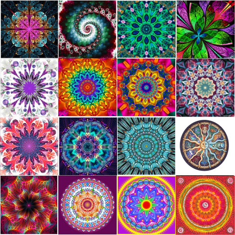 5D diamond painting full diamond mandala round diamond embroidery mosaic home decoration pattern DIY handmade new year gift