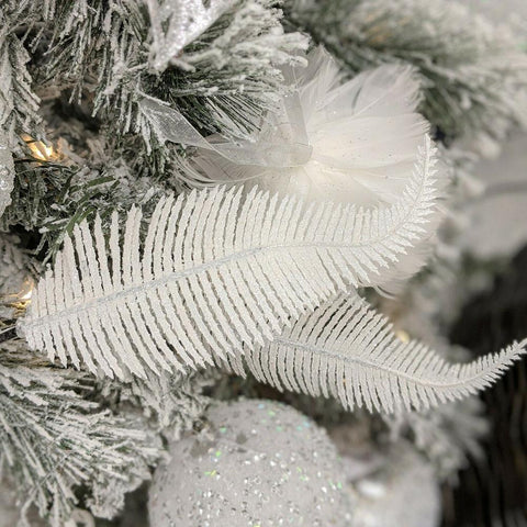 6Pcs/Set Fashion New Feathers Christmas Tree Ornament Accessories Home Party Decoration Wedding Decor Plumes For Xmas Cente X4L7