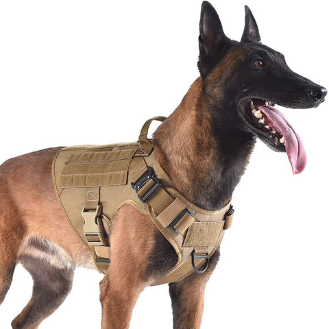 Military Tactical Dog Harness German Shepherd Pet Vest Leash  for Big s K9  Clothes with Handle Hunting