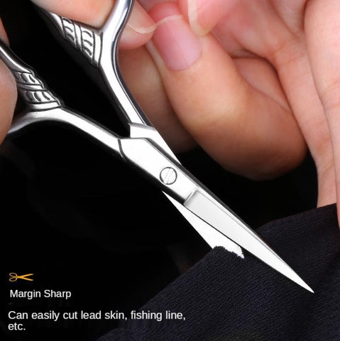 The New Top Quality Thread Scissors for Fabric Cutter Stainless Steel Sewing Scissor Sewing Embroidery Scissors Fishing Scissors