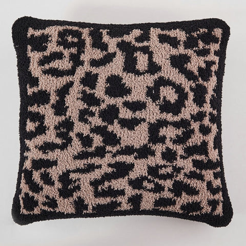 Luxury Leopard Print Pillow Cushion Cover Brand Fleece Pillowcase Super Soft Comfortable Sofa Car Home Decor 45x45cm Cashmere